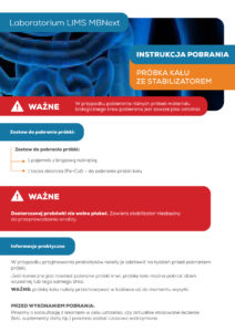 Alameda - 9 - Instrukcja pobrania - próbki kału ze stablilizatorem 09-2026